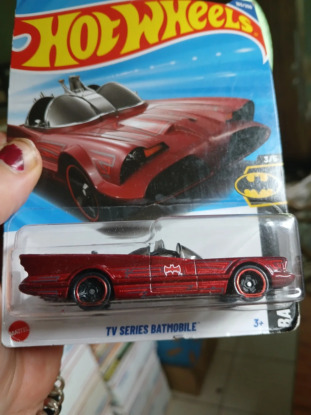 2025 Hot Wheels Mainline TV Series Batmobile (Collector No. 103/250, Batman 3/5)